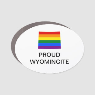 LGBTQ WYOMING PRIDE  CAR MAGNET