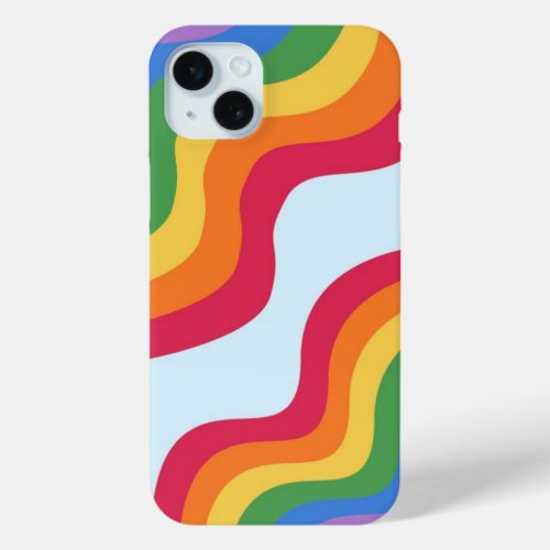LGBTQA be you gay pride lgbtq Ally rainbow flag iPhone 15 Plus Case