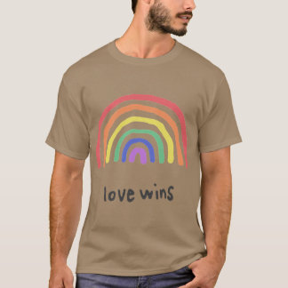 LGBTQA PRIDE Love Wins family T-Shirt