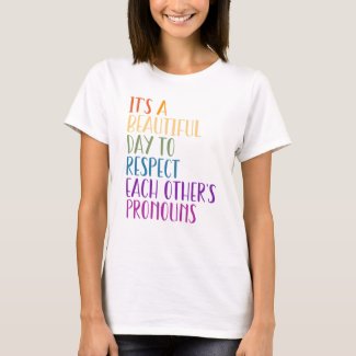 LGBTQA+ Pride month rainbow flag respect prounouns