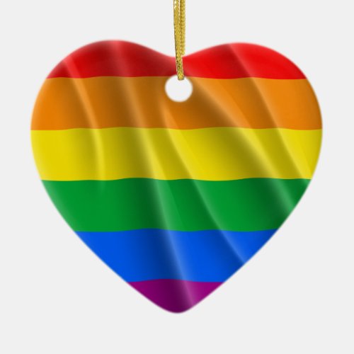 LGBTQI PRIDE CERAMIC ORNAMENT