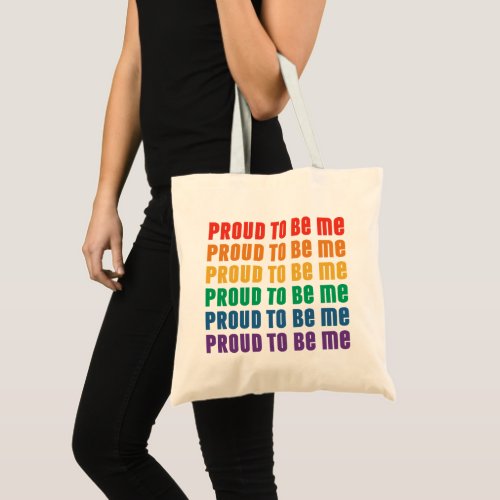 LGBTQI Pride Proud to Be Me _ Queer_Love  Tote Bag