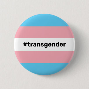 LGBTQI+ Transgender Pride Flag Button
