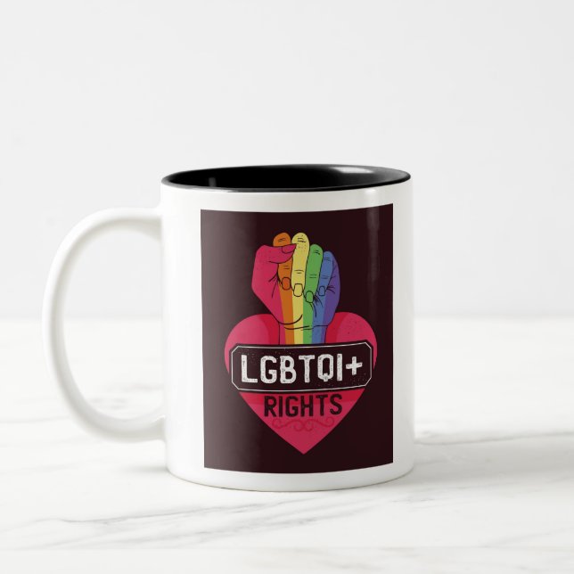 Lgbtqi Two-Tone Coffee Mug (Left)