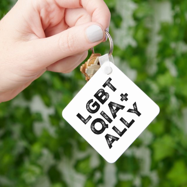 LGBTQIA+ALLY KEYCHAIN (Hand)