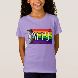 LGBTQIA+ Ally Rainbow Flag T-Shirt