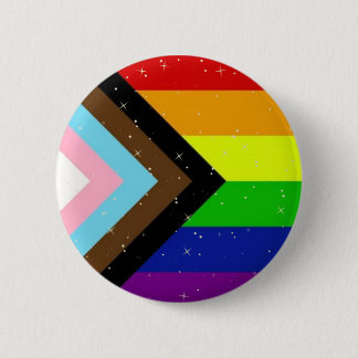 LGBTQIA+ Pride Badge Button