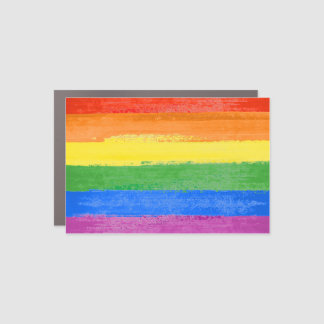 LGBTQIA Pride Flag Car Magnet