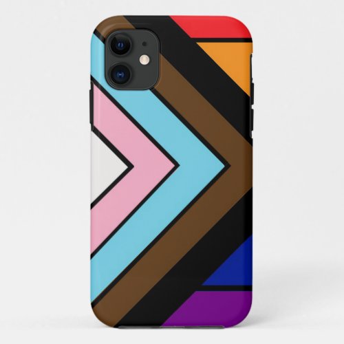 LGBTQIA+ Pride Flag   iPhone 11 Case