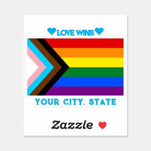 LGBTQIA Pride Flag  Sticker