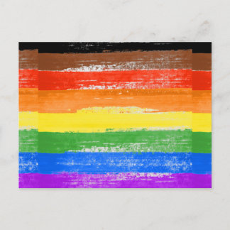 LGBTQIA+ Pride Paint Postcard