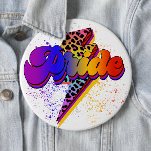 LGBTQIA+ Pride Support Awareness Button