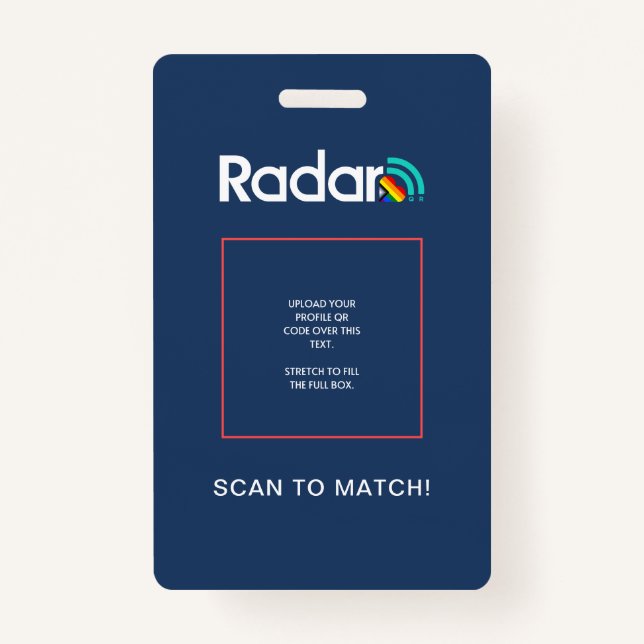 LGBTQIA+ - RadarQR Badge (Front)