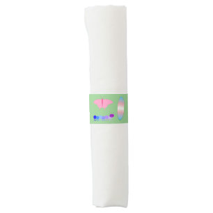 LGBTQIA Transgender Pride Caterpillar to Butterfly Napkin Bands