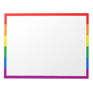 LGBTQPOC Pride Button Ceramic Ball Christmas Ornam Notepad