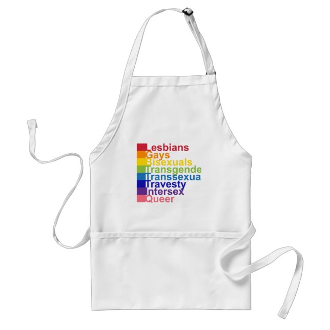 LGBTTTIQ ADULT APRON (Front)