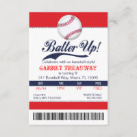 LGC Batter Up Baseball Ticket 2nd Version
