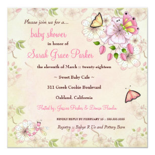 Butterfly Baby Shower Cookies Zazzle