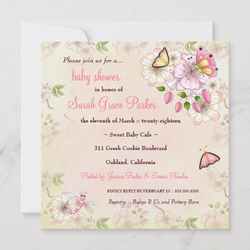 LGC | Garden Baby Shower Invites
