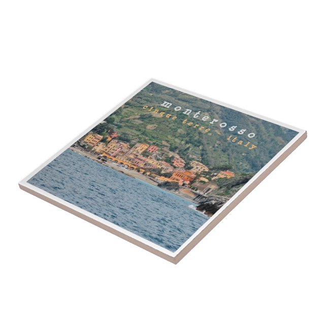LGR006 MONTEROSSO - Cinque Terre - Italy - Ceramic Tile (Side)