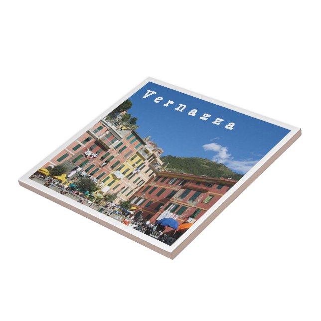 LGR020 VERNAZZA - Cinque Terre - Italy - Ceramic Tile (Side)