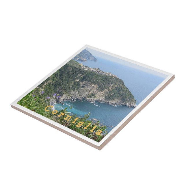 LGR023 CORNIGLIA - Cinque Terre - Italy - Ceramic Tile (Side)
