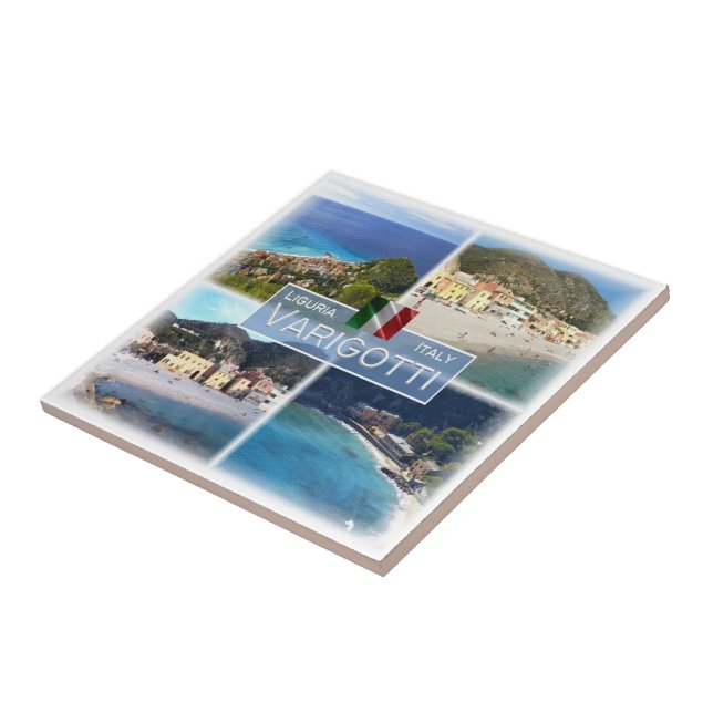 LGR051 VARIGOTTI, Mosaic, Liguria, Italy, Ceramic Tile (Side)