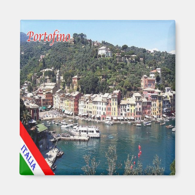 LGR116 PORTOFINO, Liguria, Italy, Fridge Magnet (Front)
