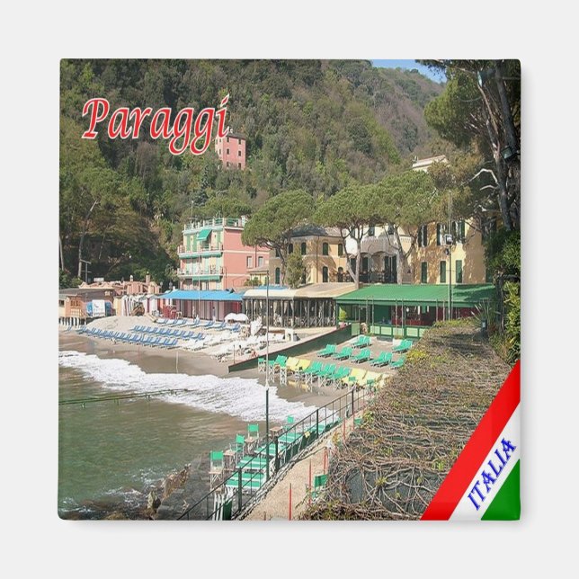 LGR117 PARAGGI, Liguria, Italy, Fridge Magnet (Front)