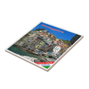 LGR134 RIOMAGGIORE, Cinque Terre, Italy, Ceramic Tile