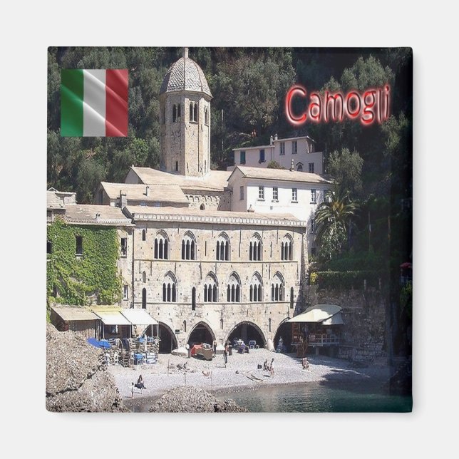 LGR140 CAMOGLI, Liguria, Italy, Fridge Magnet (Front)