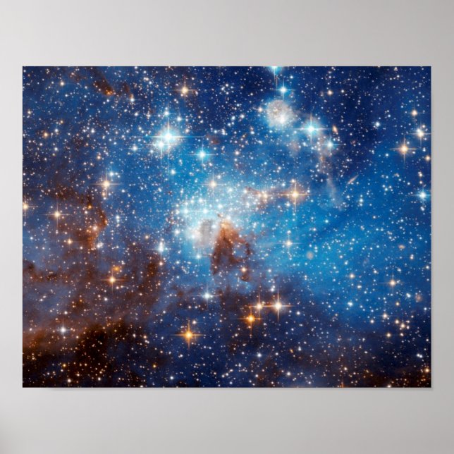 LH 95 Star Forming Region - Hubble Space Photo Poster (Front)