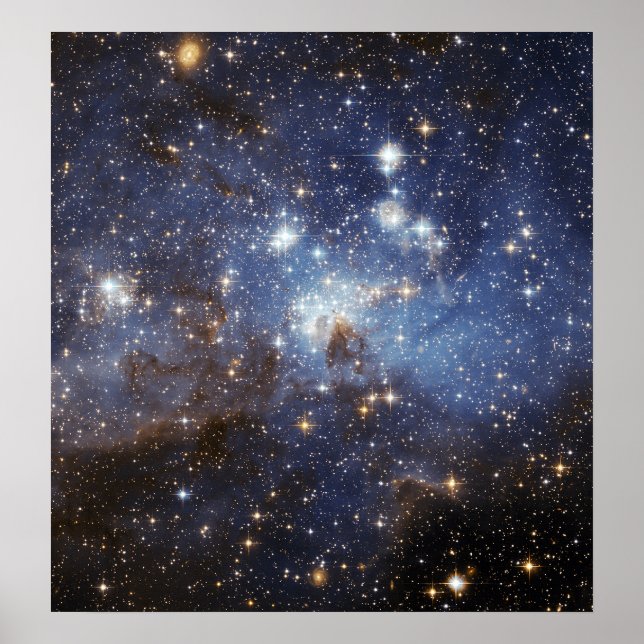LH 95 Star forming region NASA Poster (Front)