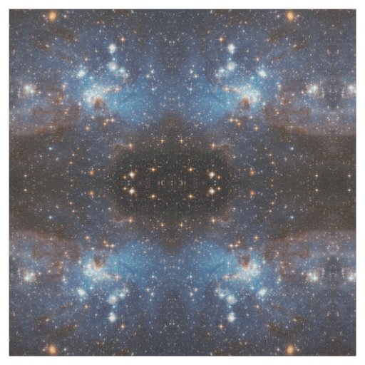 LH 95 stellar nursery space photography Fabric