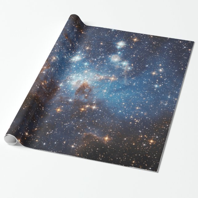 LH 95 stellar nursery space photography Wrapping Paper (Unrolled)