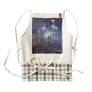 LH 95 stellar nursery space photography Zazzle HEART Apron