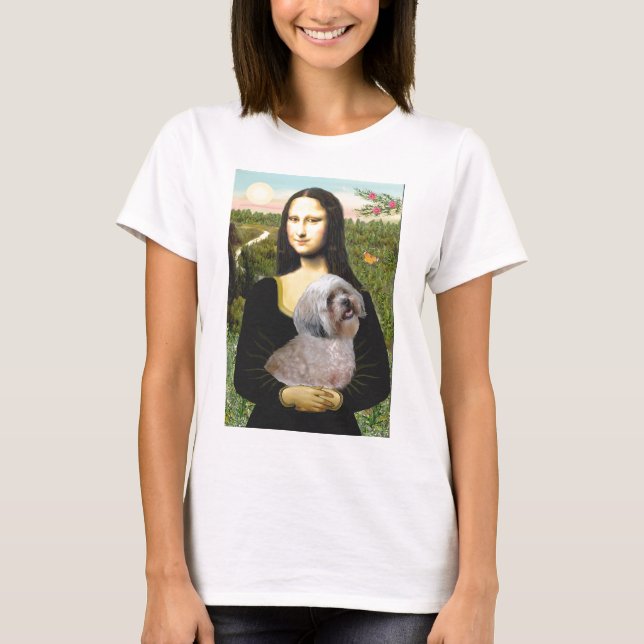 Lhasa Apso 10 - Mona Lisa T-Shirt (Front)