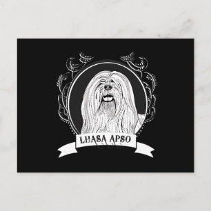 LHASA APSO (2) POSTCARD