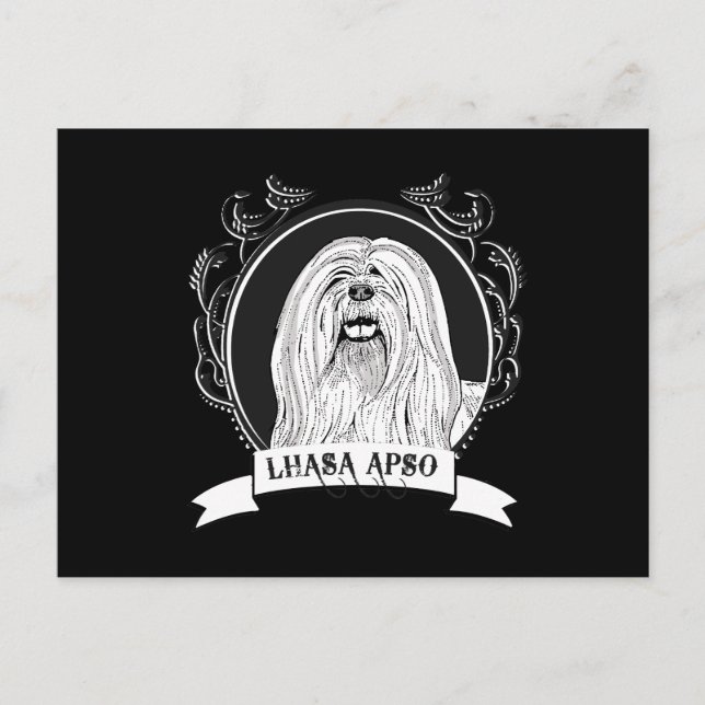 LHASA APSO (2) POSTCARD (Front)