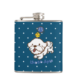 Lhasa apso bubu and little chicken guagua flask