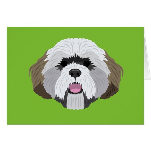 Lhasa Apso Cards (Front Horizontal)
