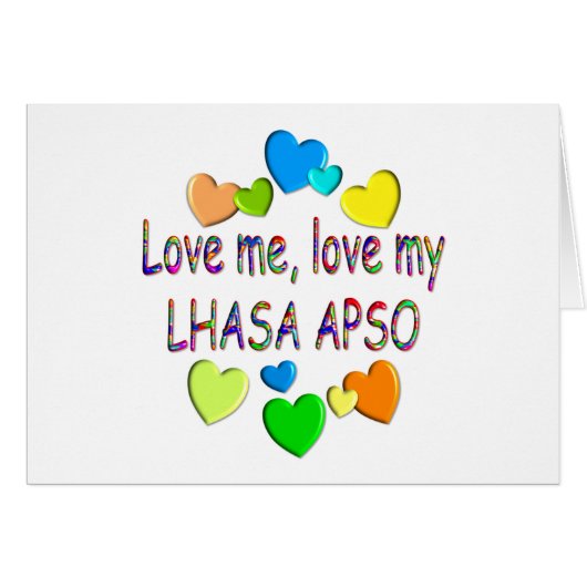 LHASA APSO CARDS (Front Horizontal)