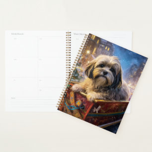 Lhasa Apso Christmas Festive Season  Planner