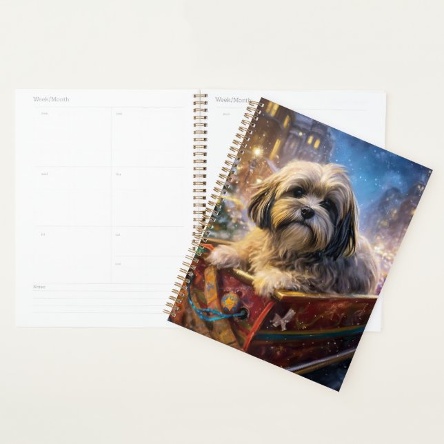 Lhasa Apso Christmas Festive Season  Planner (Display)
