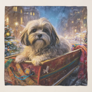 Lhasa Apso Christmas Festive Season Scarf