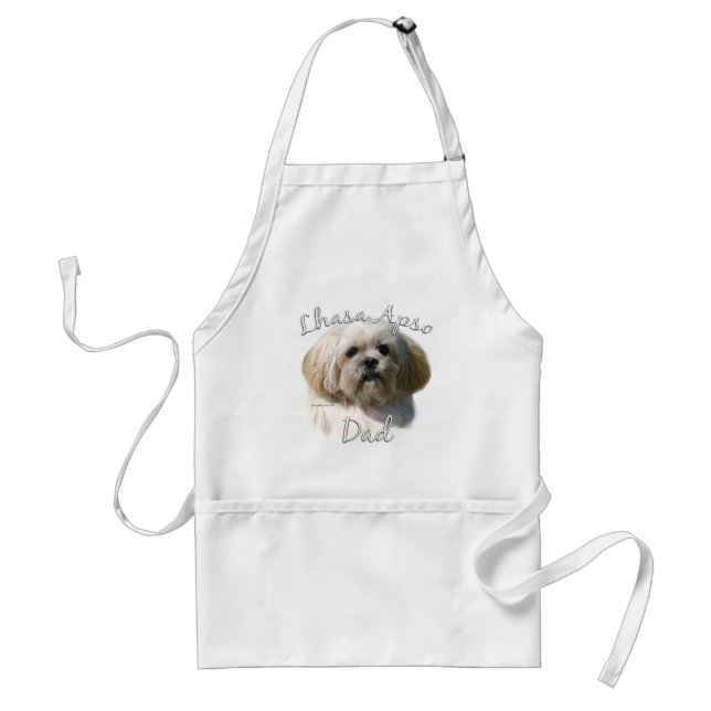 Lhasa Apso Dad 2 Adult Apron (Front)