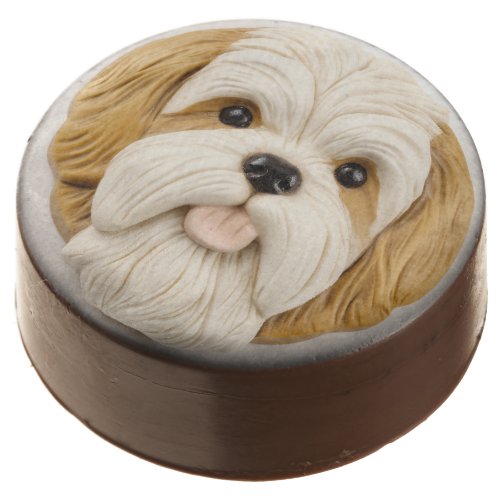 Lhasa Apso Dog 3D Inspired Chocolate Covered Oreo