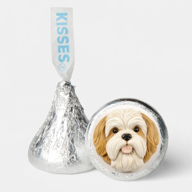 Lhasa Apso Dog 3D Inspired Hershey®'s Kisses® (Front)