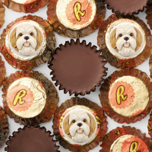 Lhasa Apso Dog 3D Inspired Reeses Peanut Butter Cups