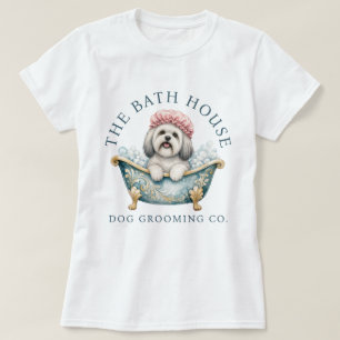 Lhasa Apso Dog Groomer T-Shirt 